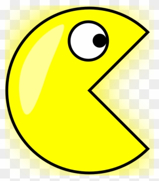 Free Vector Pacman Clip Art - Pac Man Moving Animation - Png Download