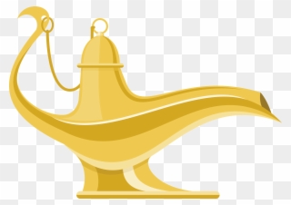Genie Aladdin - Aladdin Yellow Lamp Png Clipart