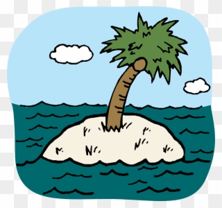 Desert Isle Clipart, Vector Clip Art Online, Royalty - Isle Clipart - Png Download