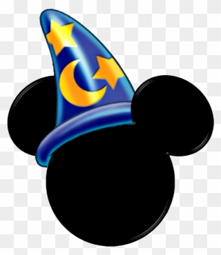 Mickey Mouse Icon Clip Art - Sorcerer Mickey Mouse Head - Png Download