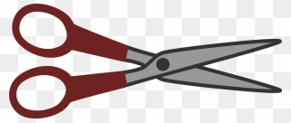 Scissors Line Angle - Clip Art - Png Download