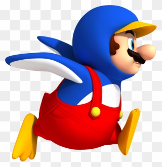 Penguin Mario - New Super Mario Bros Wii Penguin Mario Clipart