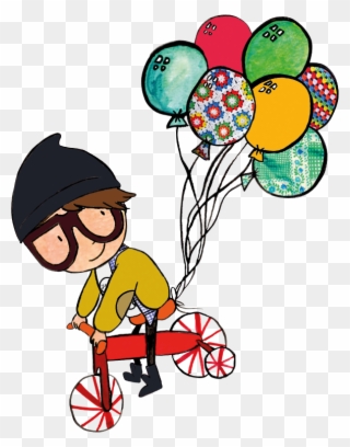 Harry On Bike - Hipster Harry Counts Clipart