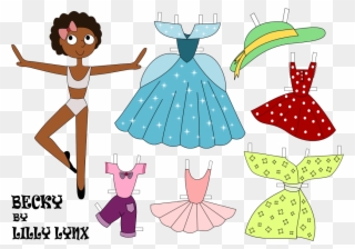 Download - Princess Paper Cutout Dolls Clipart