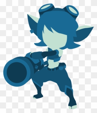 Tristana From Lol (blue) By Cakesake - League Of Legends Vector Clipart