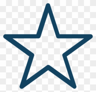 Mq Blue Stars Star Decoration Decorate Geometry - Star Vector Black And White Clipart