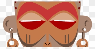 African Masks Clipart Free - Png Download