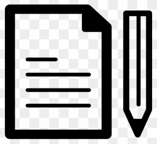 Pen And Paper Svg Png Icon Free Download 85957 Onlinewebfonts - Pen And Paper Icon Vector Clipart