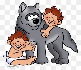 Download Romulus And Remus As Babies Clipart Ancient - Remulus Og Remus - Png Download