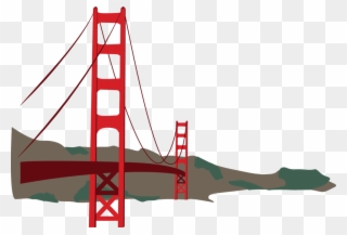 San Francisco - Golden Gate Bridge Clipart