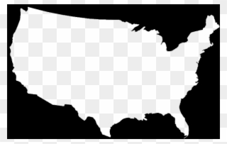 Us State Map Without State Names Clipart