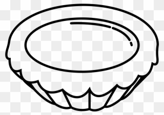 Open - Drawing Of A Tart Clipart