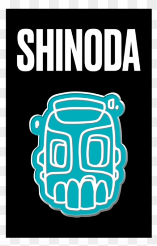 Shinoda Skull Enamel Pin - Mike Shinoda Post Traumatic Artwork Clipart