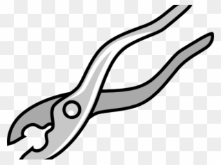 Plier Clipart Black And White - Carpentry Tools Clip Art - Png Download