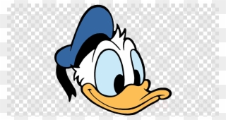 Donald Duck Face Clipart Donald Duck Clip Art - Girl Swimming Cartoon - Png Download