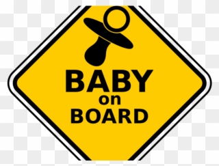 New Baby Clipart - Baby On Board - Png Download