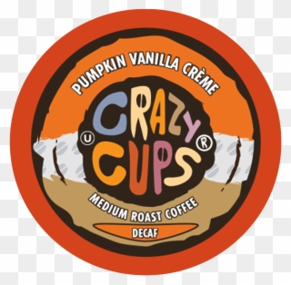 Crazy Cups Pumpkin Vanilla Creme, Single Serve Flavored Clipart