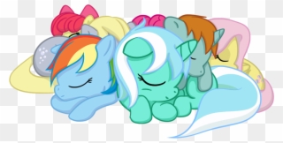 Pony Rarity Pinkie Pie Mammal Cartoon Vertebrate Horse - My Little Pony Sleeping Ponys Clipart