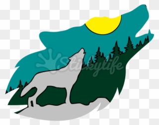 Spirit Of The Wolf - Wolf Clipart
