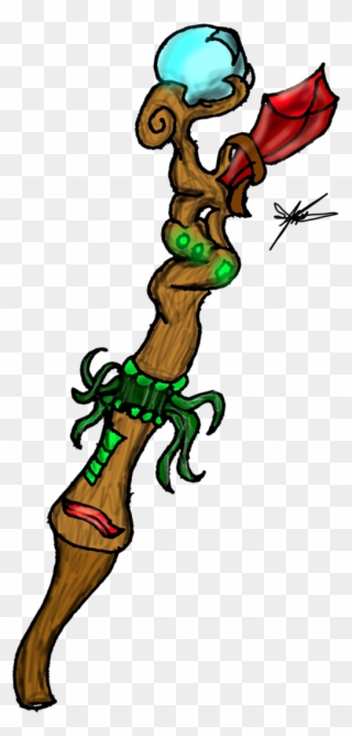 Cursed Object Ruby Of The Real Eye - Sceptre Clipart