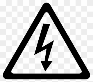 Risk Icon - Electric Shock Logo Clipart