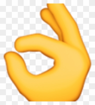 Hand Emoji Clipart Pointer Finger - Ok Hand Meme - Png Download
