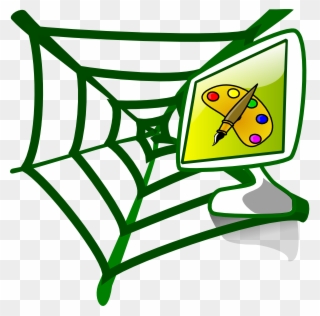 Spider Web Png Green Clipart