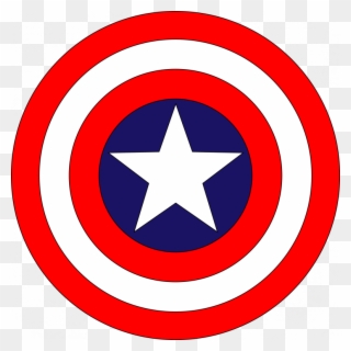Captain America Clipart Cilpart Smoothie Bar Design - Captain America Logo - Png Download