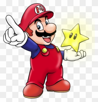Time To Party With Classic Mario By Professormegaman - Mario With Red Overalls Clipart