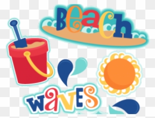 Happy Birthday Clipart Beach - Scrapbooking - Png Download