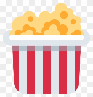 Popcorn - Discord Popcorn Emoji Clipart