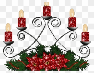 Decorate Clipart Candle - Christmas Day - Png Download