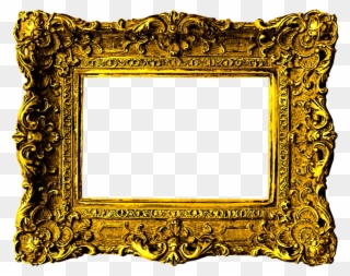 Beautiful Gold By Jeanicebartzen - Gold Victorian Picture Frame Clipart