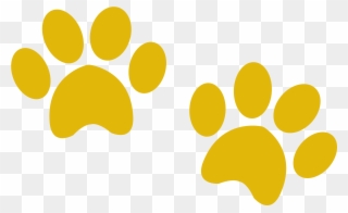 Owners All Our Cottages Are Very Close - Yellow Paw Prints Png Clipart