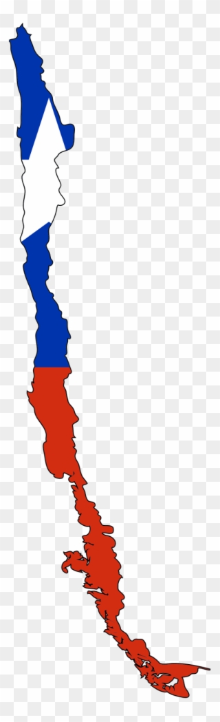 Chile Flag Clipart Hd - Chile Flag Map - Png Download
