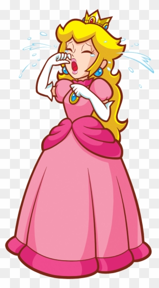 100px-peach Cry - Super Princess Peach Sad Clipart