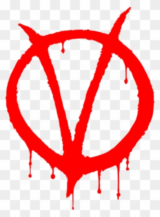V For Vendetta Graffiti Svg Wikimedia Commons - V De Vendetta Logo Clipart
