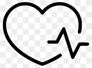 Heart Heartbeat Pulse Icon Free Download Png Nomal - Cardiology Clipart