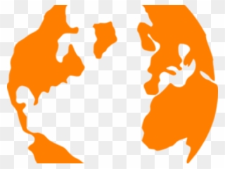 Globe Clipart Orange - Change You Wish To See - Png Download