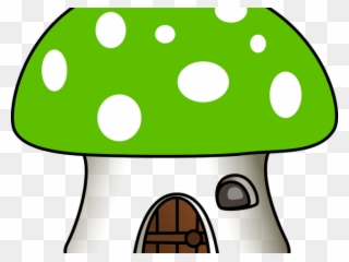 Mushroom Clipart Mushroom House - Smurf Mushroom House - Png Download