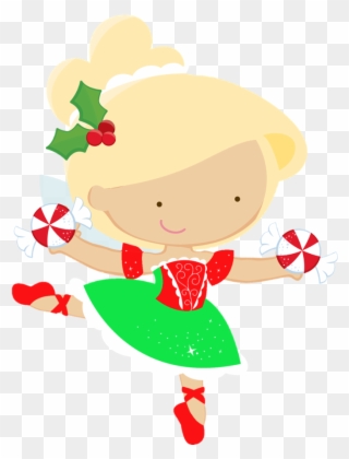 Christmas Templates, Christmas Clipart, Christmas Store, - Bailarina Navidad Dibujo - Png Download