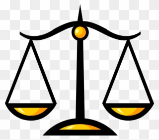 Balance Scale Measures Weight Image Illustration Of - Rule Of Law Clipart