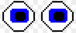 Eyeballs - Pixel Chicken Clipart
