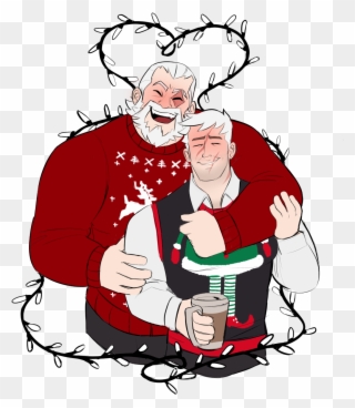 Guess Who's The Secret Santa - Overdads Fanart Clipart