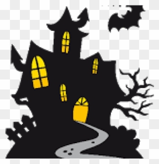 Halloween Clipart Haunted House - Halloween Haunted House Clipart - Png Download