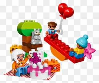 Duplo 10832 Birthday Party, , Large - Lego 10832 Duplo Town Birthday Picnic Clipart