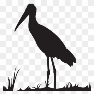 Baby Silhouette At Getdrawings Com Free For - Black And White Roseate Spoonbill Clipart