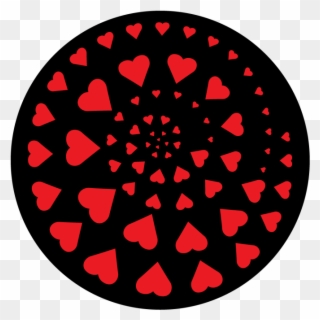 Heart Swirl - Apollo Design 4026 Circle Of Love Steel Pattern Clipart