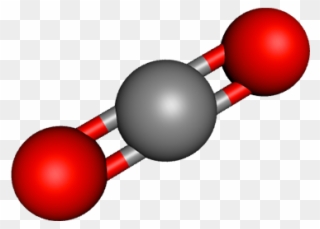 Carbon Dioxide Molecule Transparent Clipart