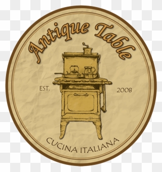 Featured Food And Drink Options - Antique Table Restaurant Clipart